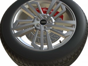 audi wheel 3D Model