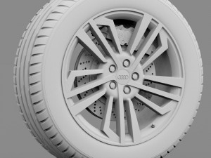 audi wheel 3D Model