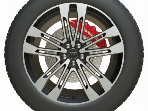 audi wheel 2 3D Модель