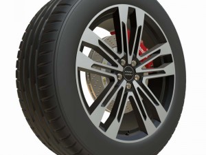 audi wheel 2 3D 模型