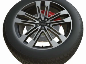 audi wheel 2 3D Model