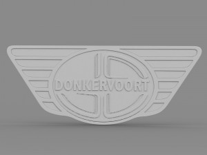 donkervoort logo Modèle 3D