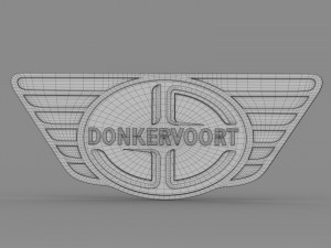 donkervoort logo Modèle 3D