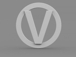 vortex logo Model 3D