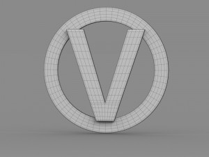 vortex logo Model 3D