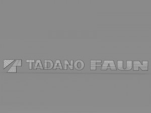 tadano faun logo 3D 模型