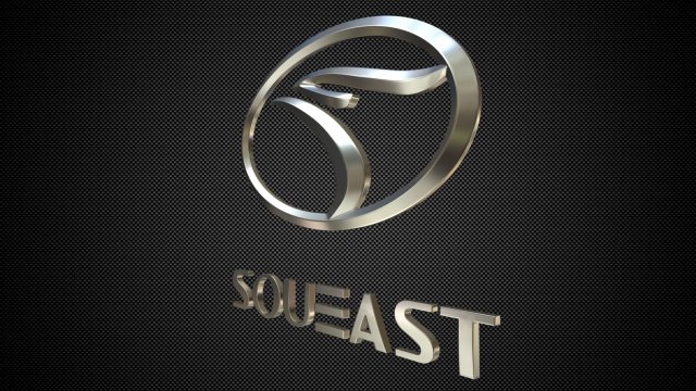 Soueast Logo 3d Model In Parts Of Auto 3dexport