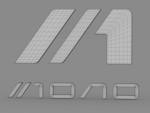 mono logo Modelo 3D
