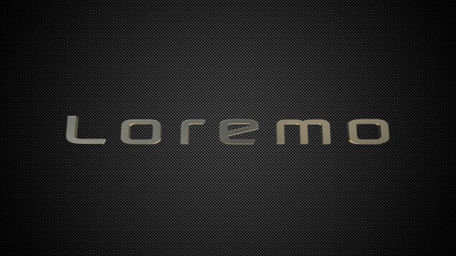 loremo logo Modello 3D .c4d .max .obj .3ds .fbx .stl .blend 