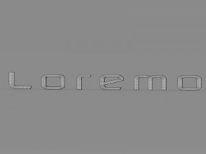 loremo logo Modello 3D