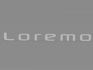 loremo logo Modello 3D