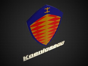 koenigsegg logo 3Dモデル