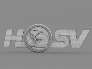 hsv logo 3D 模型