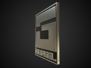gurgel logo Modelo 3D