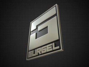 gurgel logo Modelo 3D