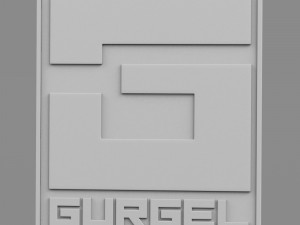 gurgel logo Modelo 3D