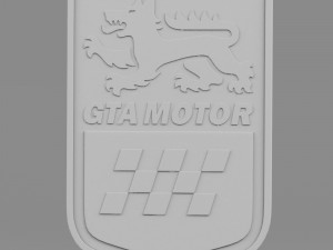 gta motor logo 3D 模型