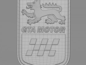 gta motor logo 3D 模型