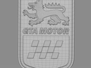 gta motor logo 3D Model