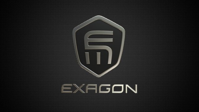 exagon logo 3D 모델 .c4d .max .obj .3ds .fbx .stl .blend 