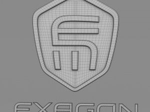 exagon logo 3D 모델