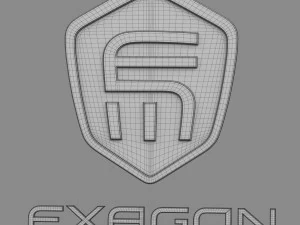 exagon logo 3D Model