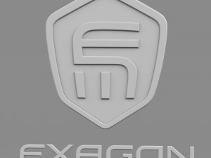 exagon logo 3D 모델