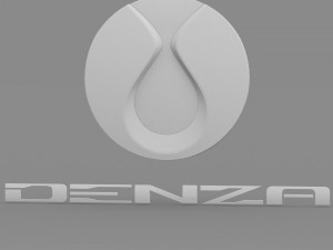 denza logo 3Dモデル