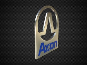 axon logo Modelo 3D