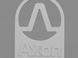 axon logo Modelo 3D