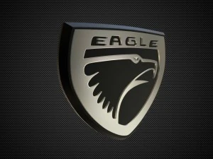 eagle logo 3D Model