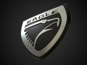 eagle logo 3D Model