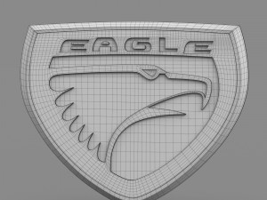 eagle logo 3D Model