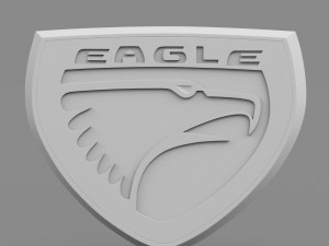 eagle logo 3D Model