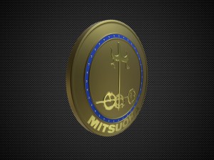 mitsuoka logo 3D 모델