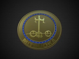 Логотип Мицуока 3D Модель