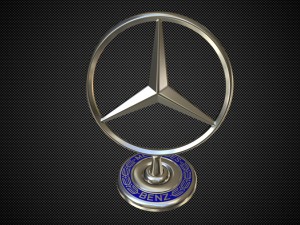 mercedes benz hood ornament Modèle 3D