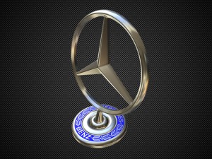 mercedes benz hood ornament Modèle 3D
