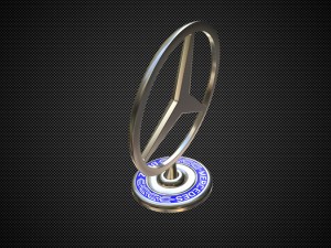 mercedes benz hood ornament Modèle 3D