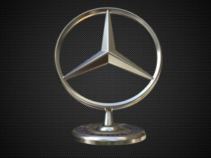 mercedes benz hood ornament Modèle 3D
