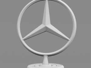 mercedes benz hood ornament Modèle 3D