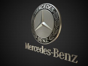 mercedes logo 3 Modèle 3D