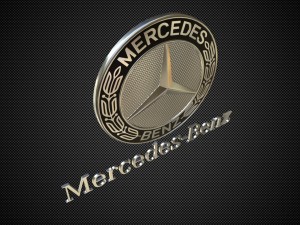 mercedes logo 3 Modèle 3D
