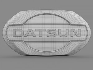 datsun logo Modèle 3D