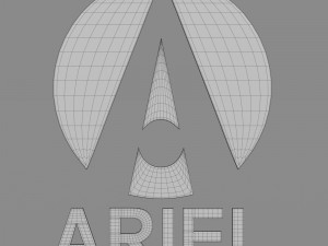 ariel logo Model 3D