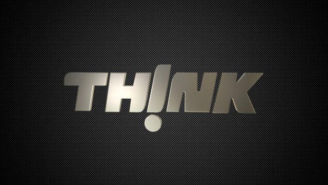 think logo 3D Модель .c4d .max .obj .3ds .fbx .stl .blend 