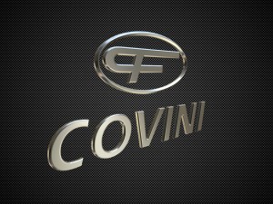 covini logo Modelo 3D