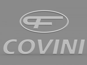 covini logo Modelo 3D