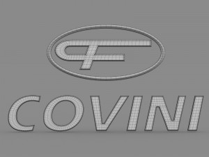 covini logo Modelo 3D