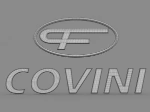 logotipo de covini Modelo 3D